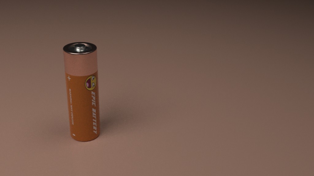Battery, LuxRender preview image 1